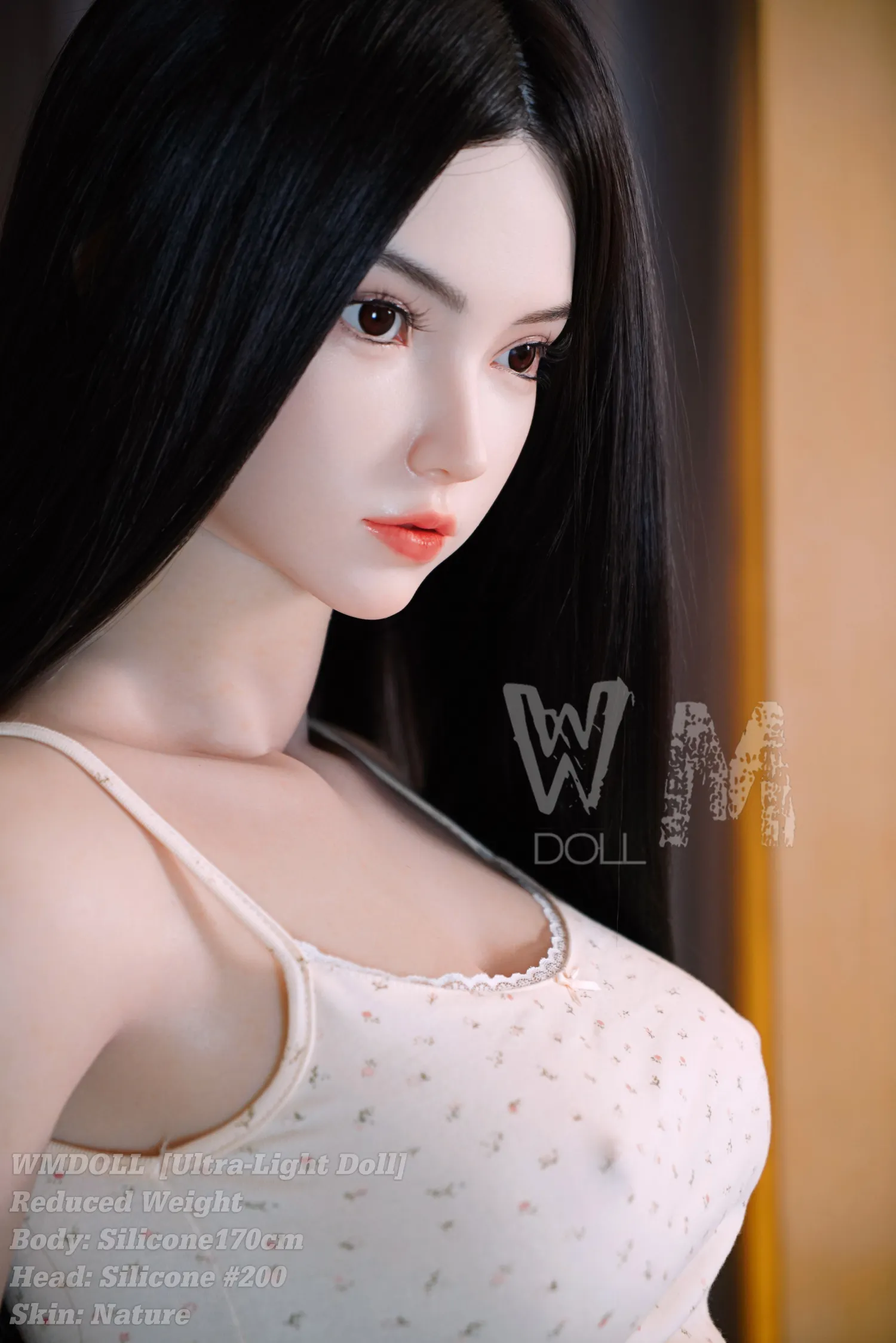 170cm (5ft7) D罩杯 輕量化矽膠與仿真設計 矽膠 性愛娃娃 头部 #200